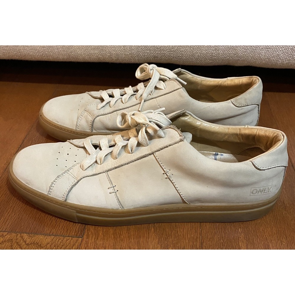 Greats Brooklyn Shoes Sneakers Men's Size 12 Leather Upper Made In Italy
